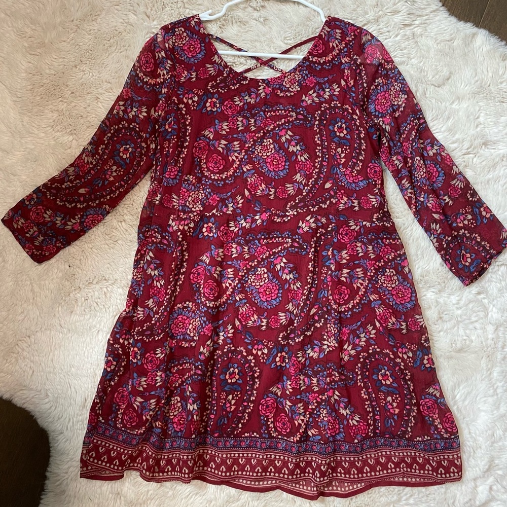 paisley dress